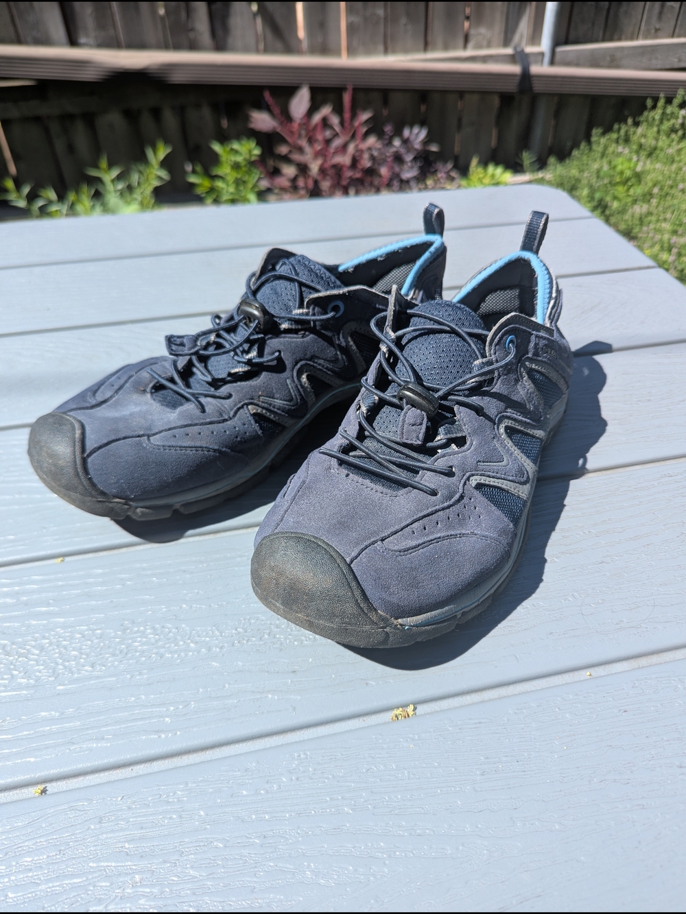 Men's Navy Blue Geox Outdoor Shoes